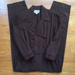 Chocolate brown jumpsuit